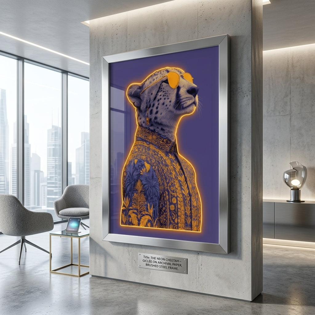 'Purple &amp; Gold Safari' Premium Tablo – Yeni Ürün