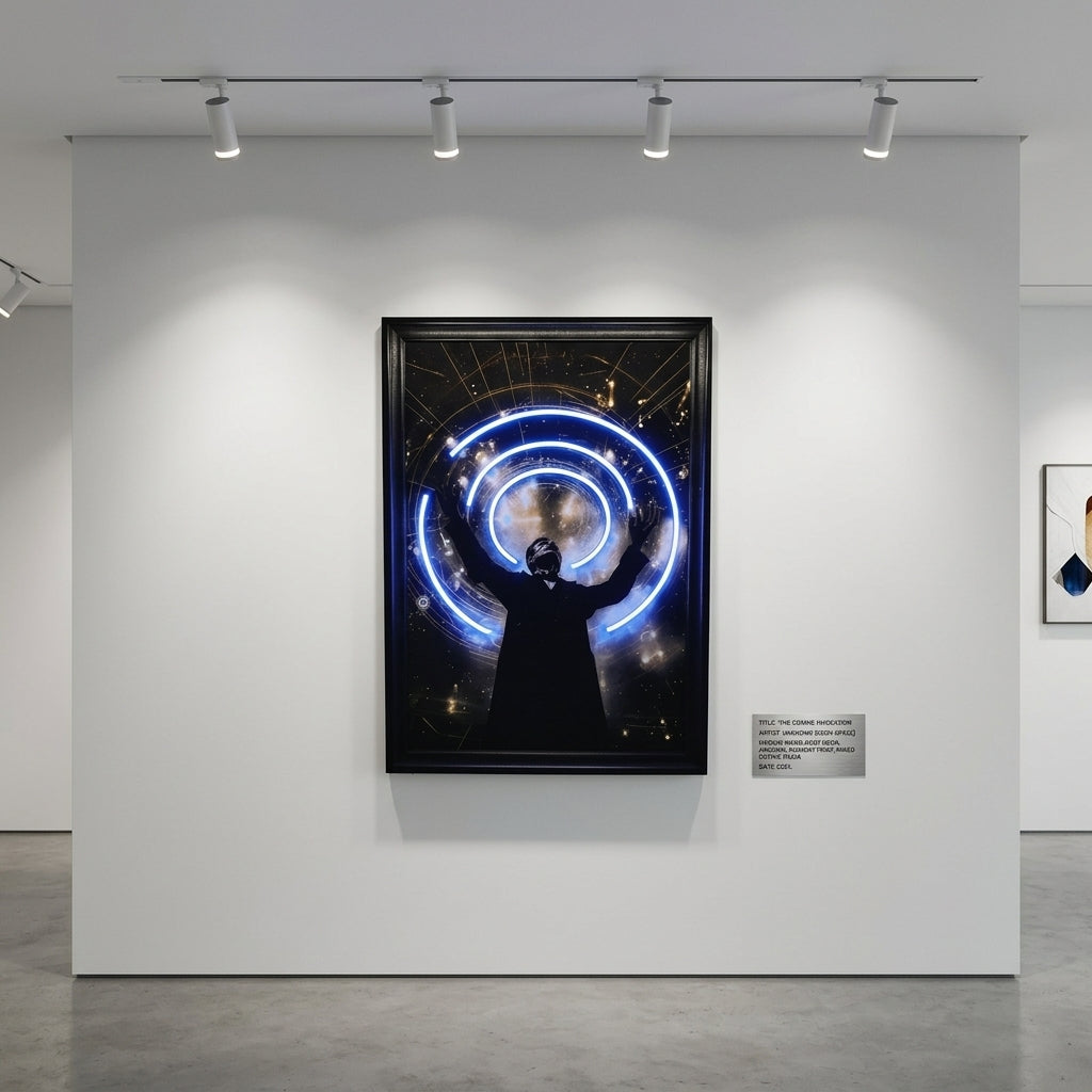 NICOLA TESLA Canvas Art Tablo