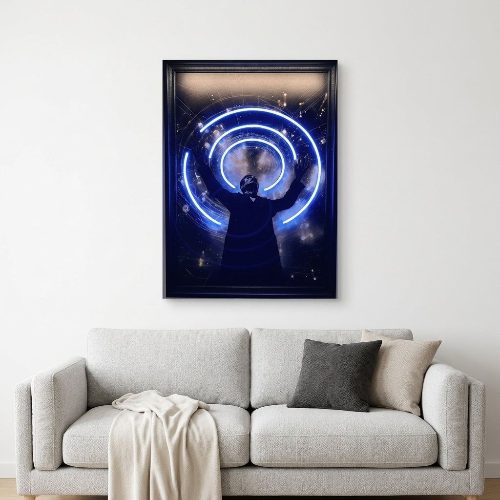 NICOLA TESLA Canvas Art Tablo
