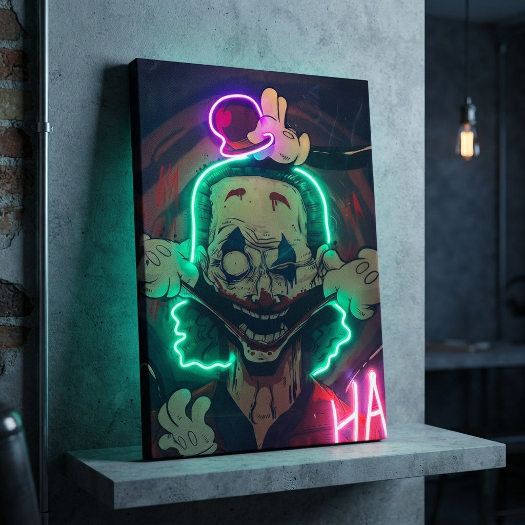 Joker HA HA! Neon Tablo