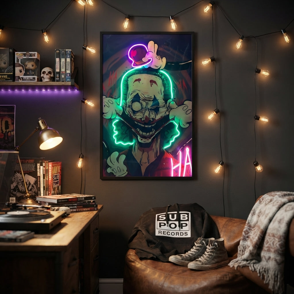 Joker HA HA! Neon Tablo
