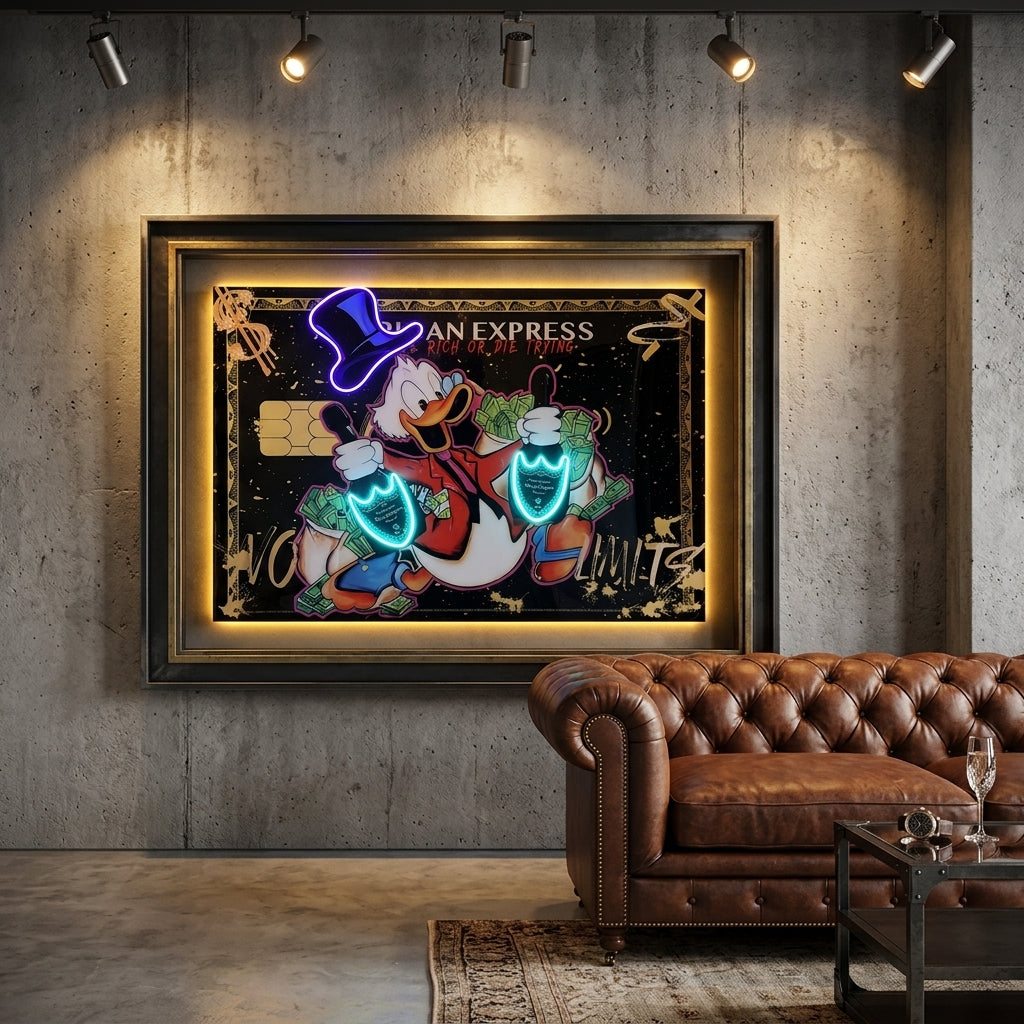 American Express Dom Pérignon Exclusive Neon Tablo