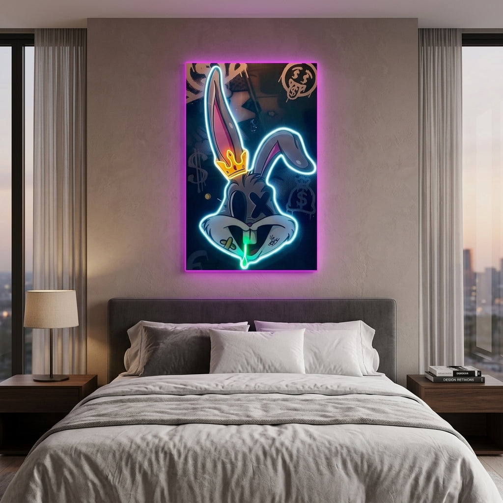 Exclusive Bugs Neon Tablo
