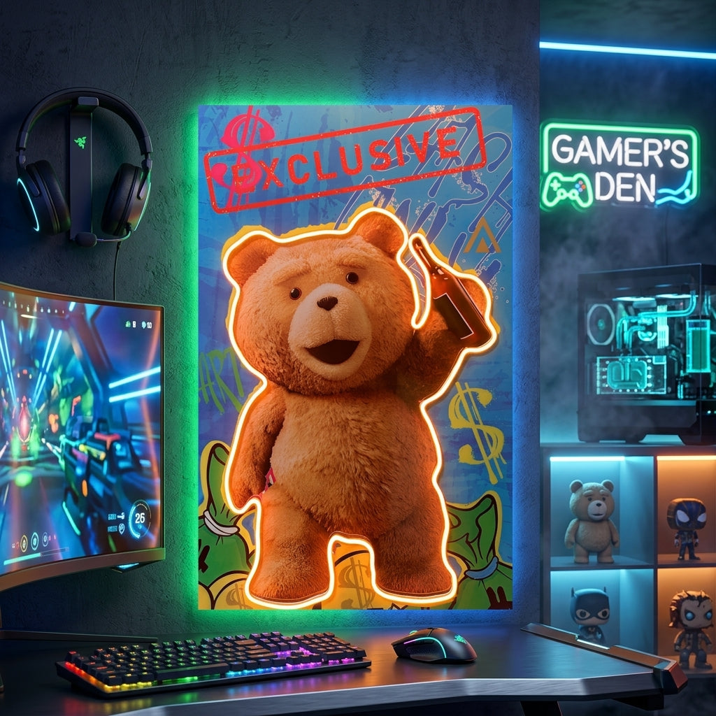 Exclusive Ted Neon Tablo