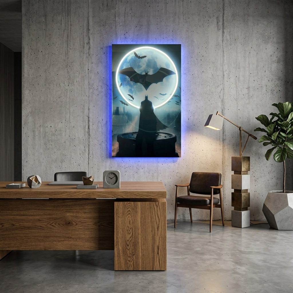 Batman Neon Tablo