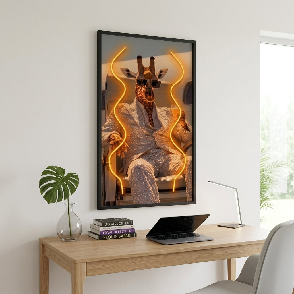 'Jetset Vibes' Özel Tasarım Pop-Art Tablo  – Yeni Sezon