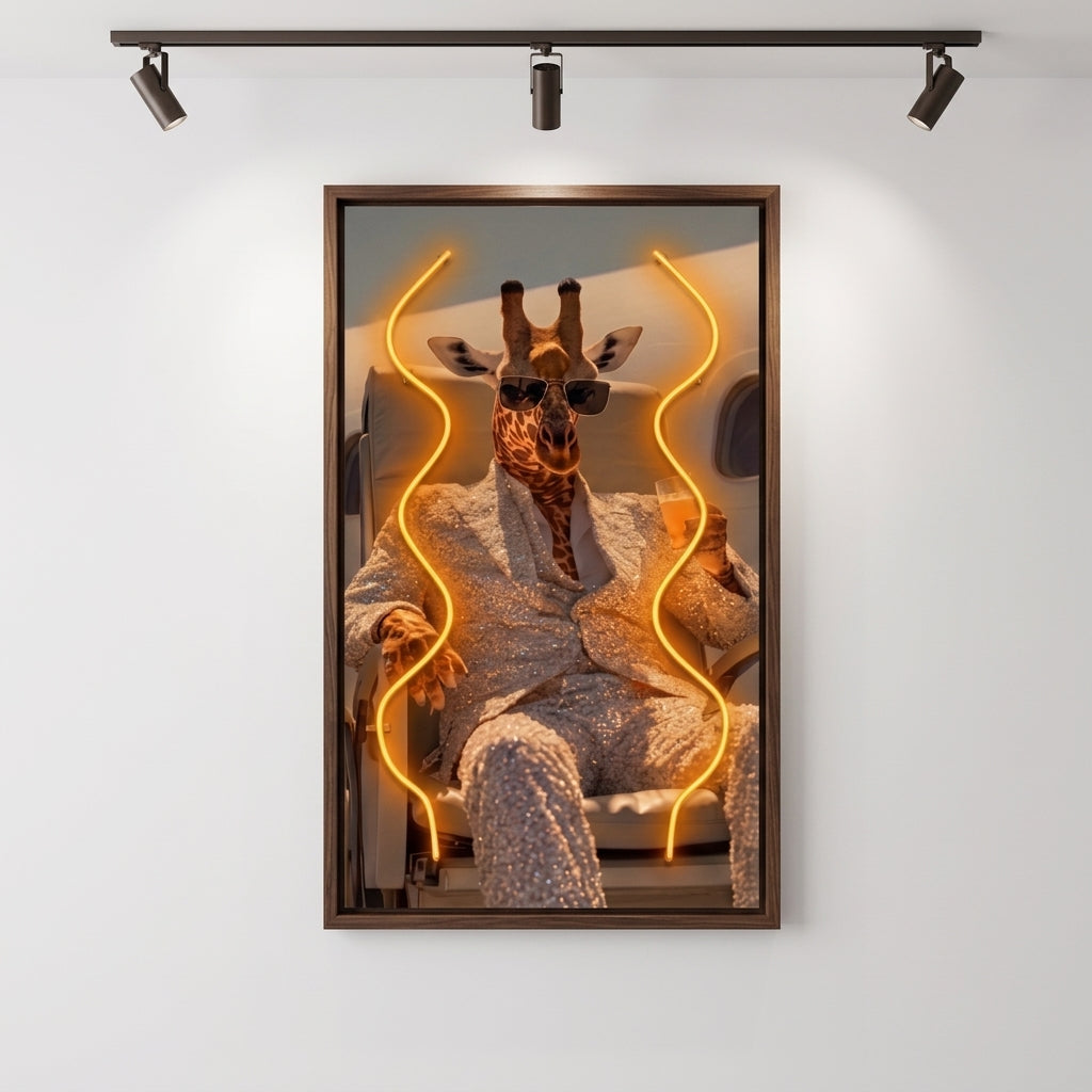 'Jetset Vibes' Özel Tasarım Pop-Art Tablo  – Yeni Sezon