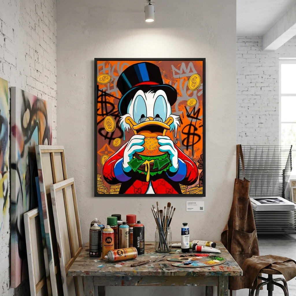 McDuck Dolar Burger Tasarımı