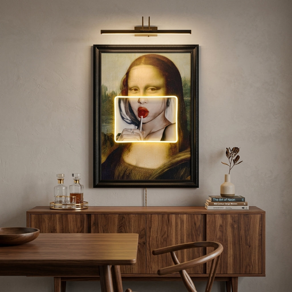 Modern Mona Lisa Tablosu