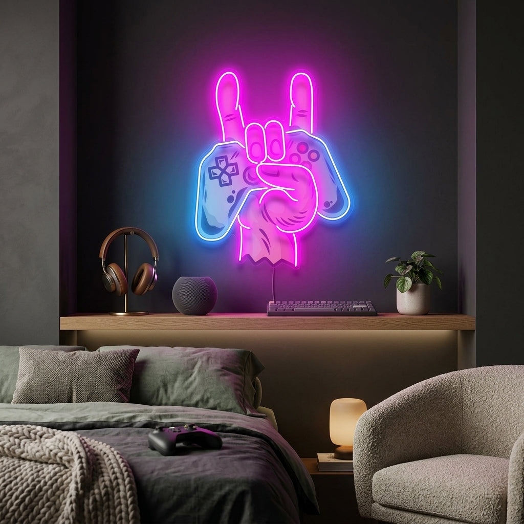 Game Hand Neon Tabela