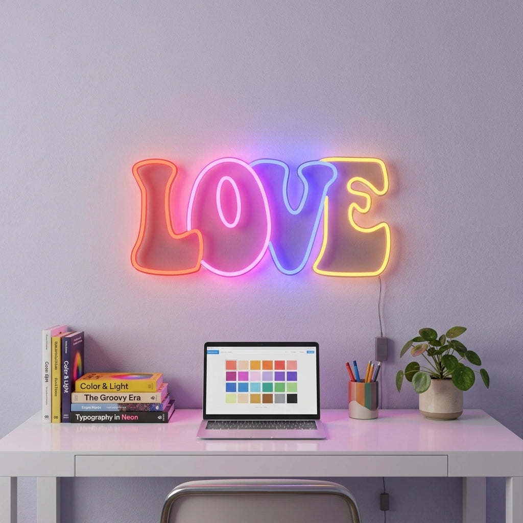 LOVE, Neon Tabela