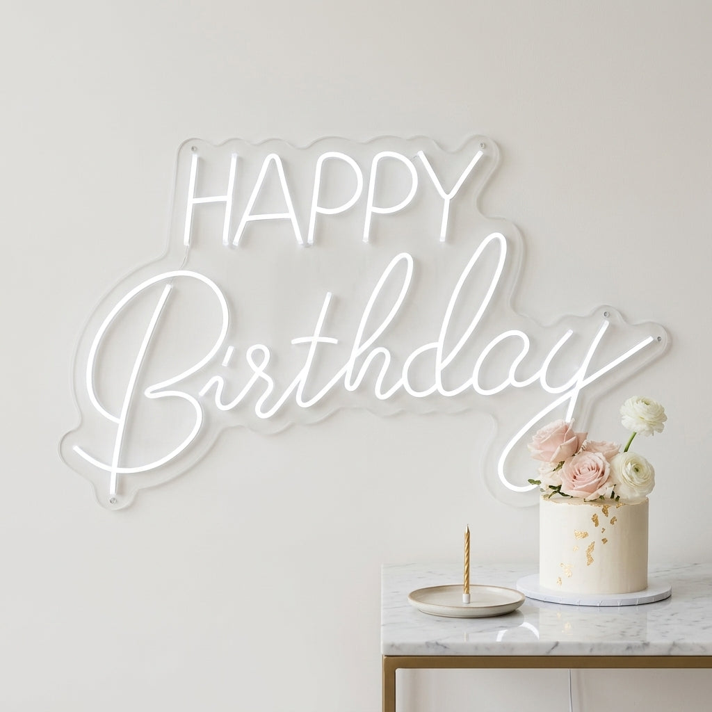 Happy Birthday Neon Dekor