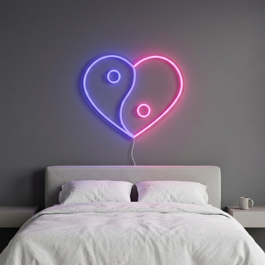 Yin & Yang Heart, Neon Tabela