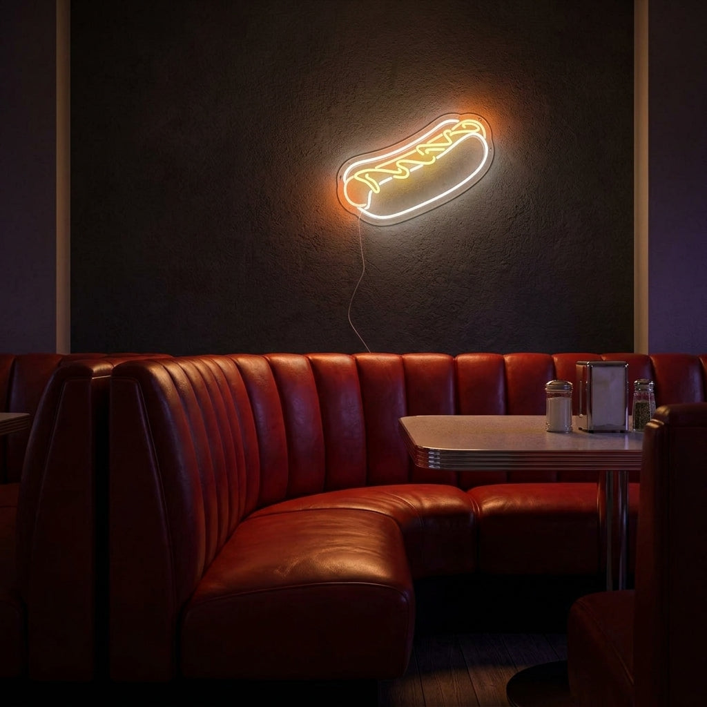 Hot Dog, Neon Tabela