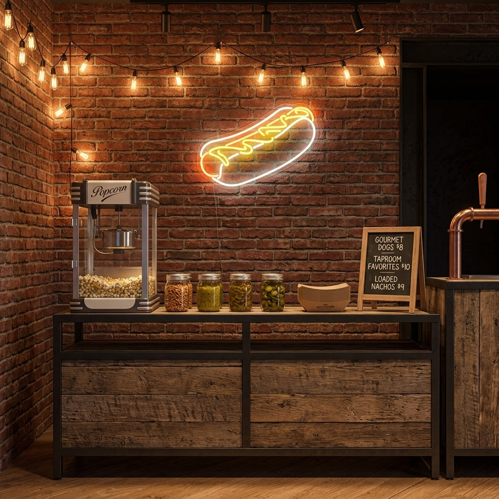Hot Dog, Neon Tabela
