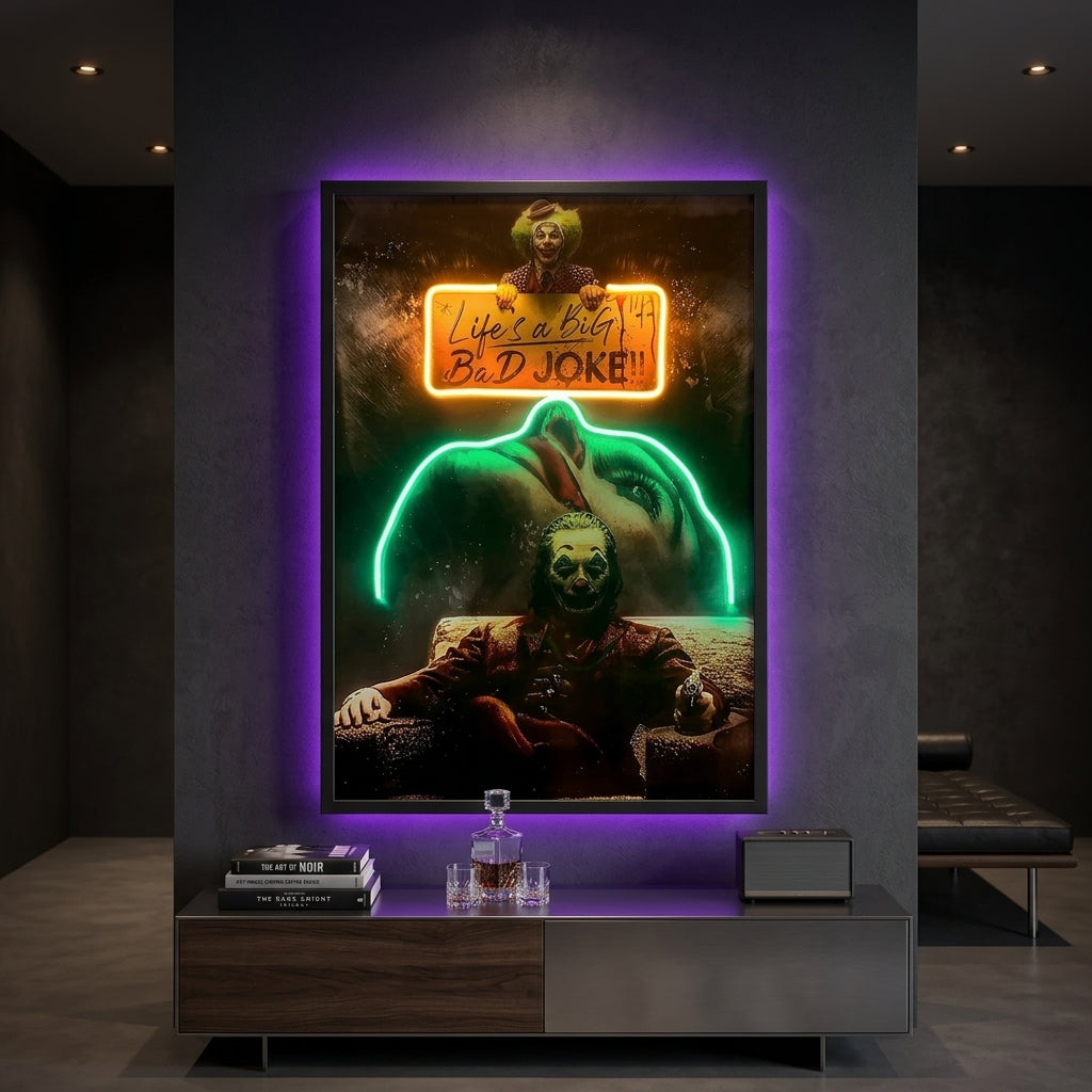 Bad Joker Neon Tablo
