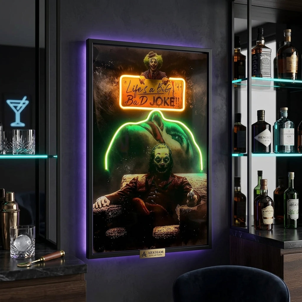 Bad Joker Neon Tablo