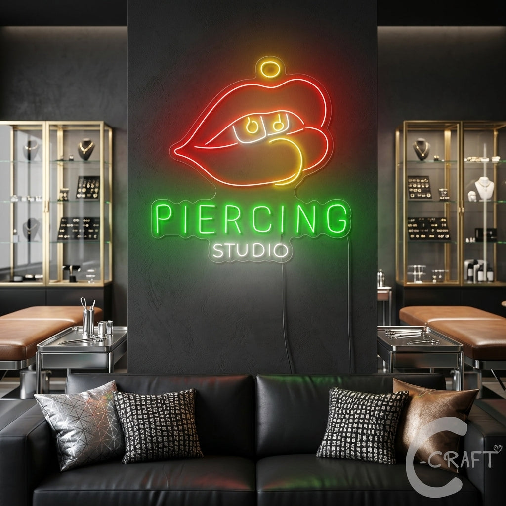 Piercing Studio Neon Dekor