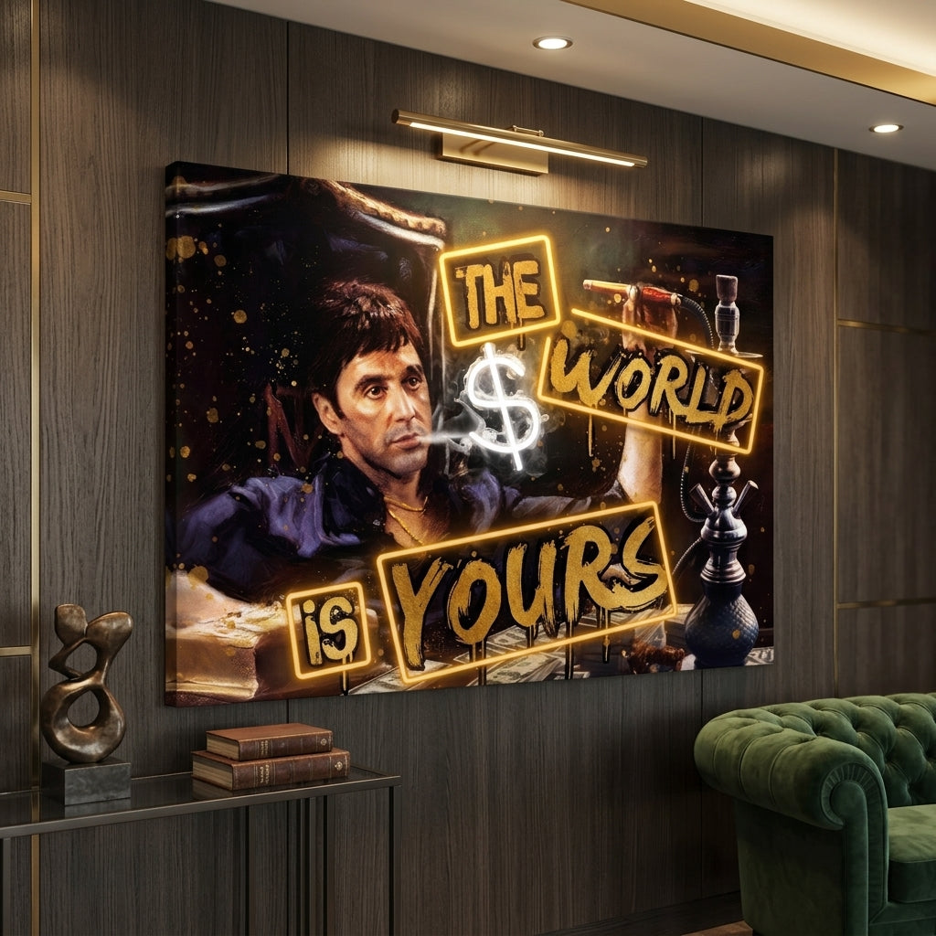 The World is Yours Kanvas Tablo