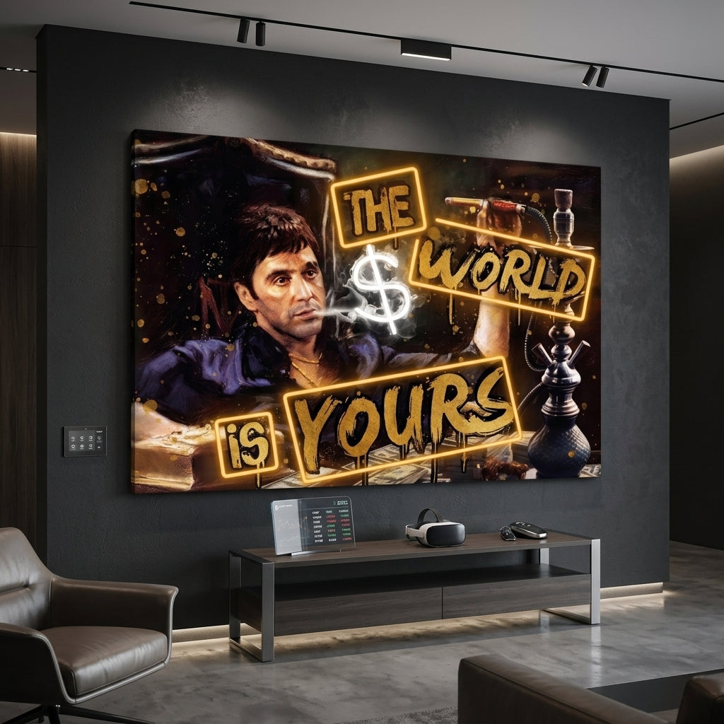 The World is Yours Kanvas Tablo