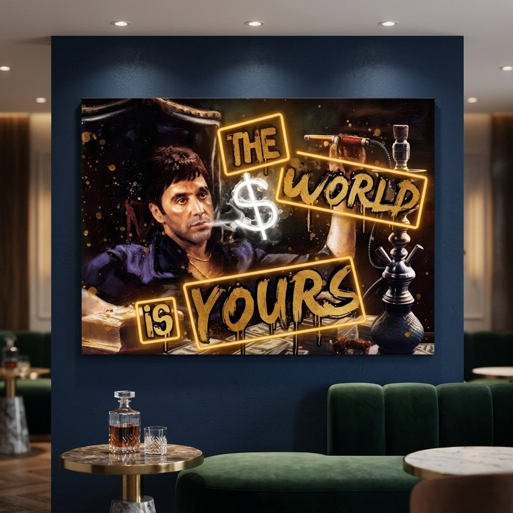 The World is Yours Kanvas Tablo