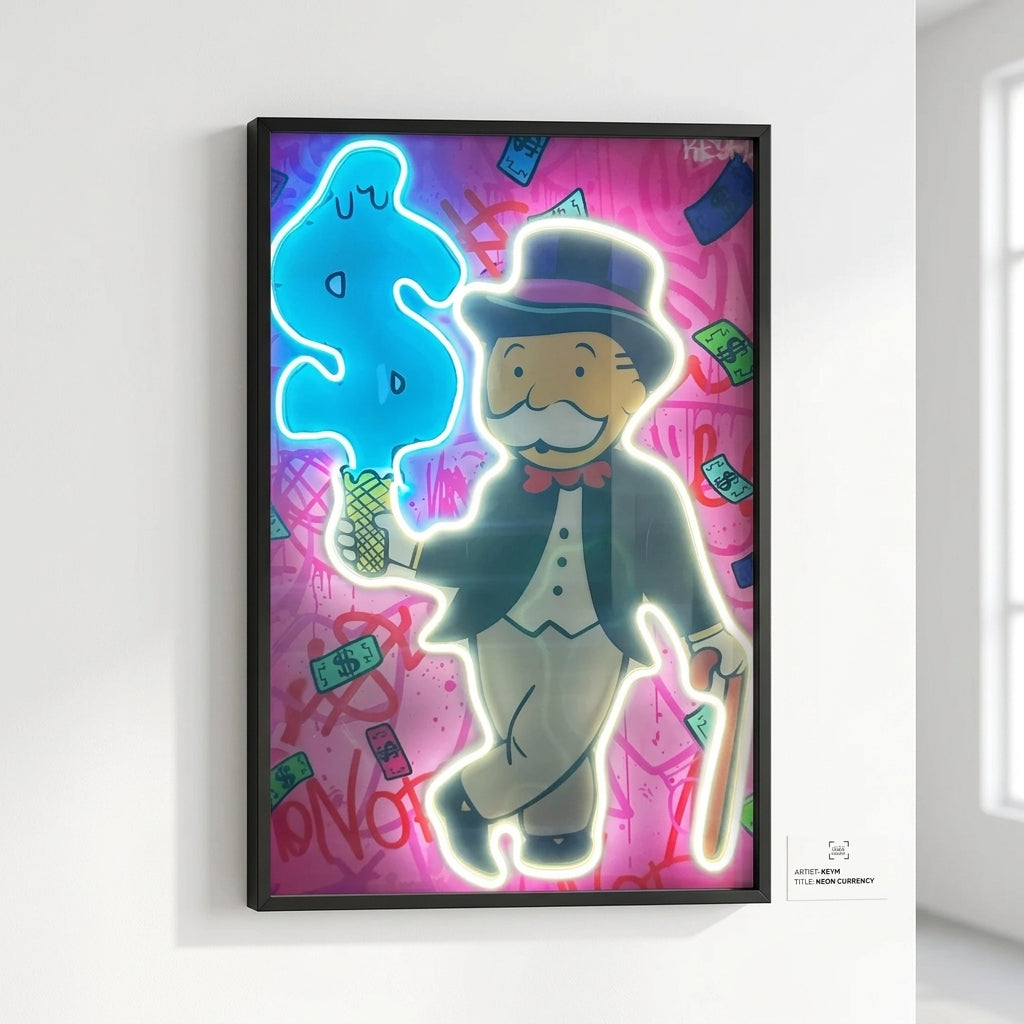 Exclusive Monopoly Neon Tablo