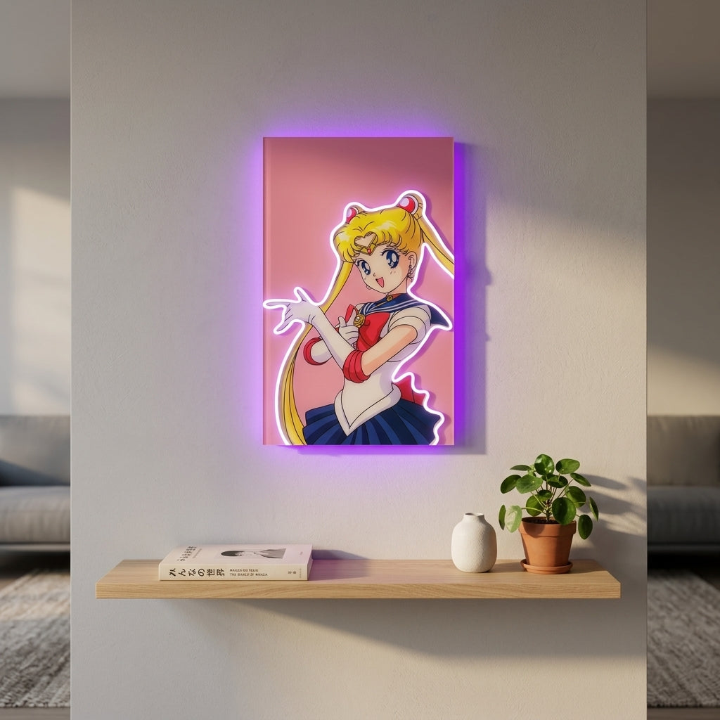 Sailor Moon Neon Tablo
