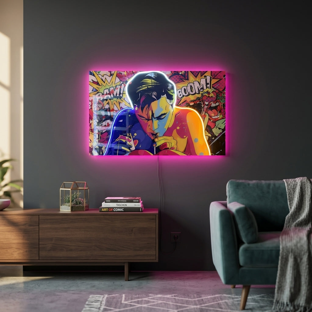 Exclusive Jordan Belfort Neon Tablo
