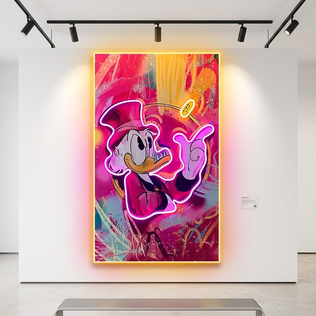 Mc Pato Pink Neon Tablo
