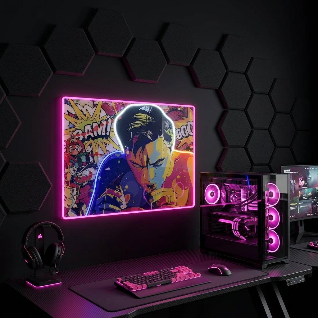 Exclusive Jordan Belfort Neon Tablo
