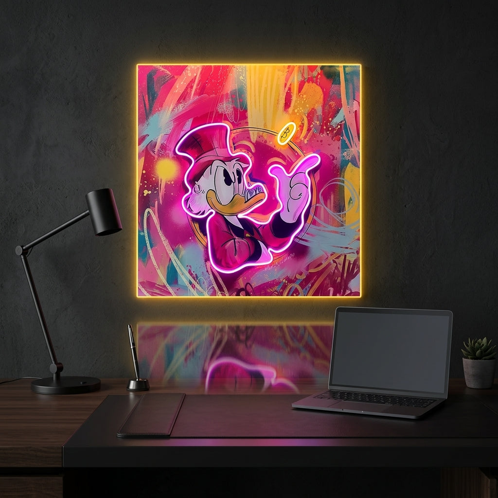 Mc Pato Pink Neon Tablo
