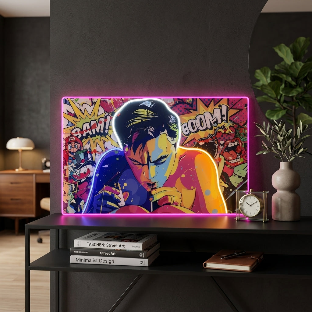 Exclusive Jordan Belfort Neon Tablo