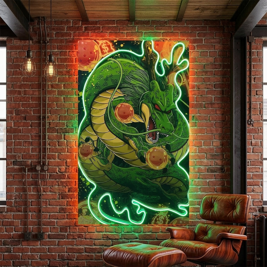 Shenlong Dikey Neon Tablo