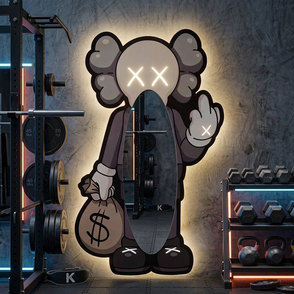 KAWS Triple White Neon Ayna