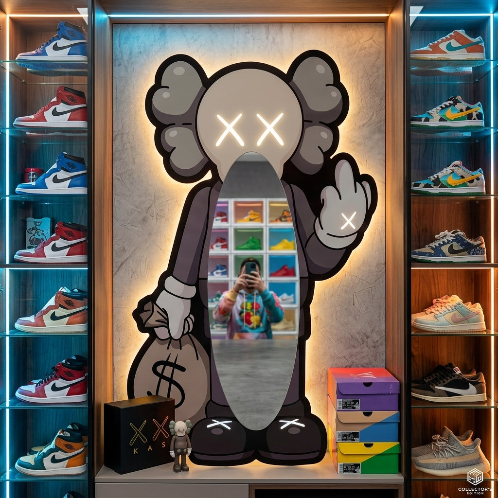 KAWS Triple White Neon Ayna