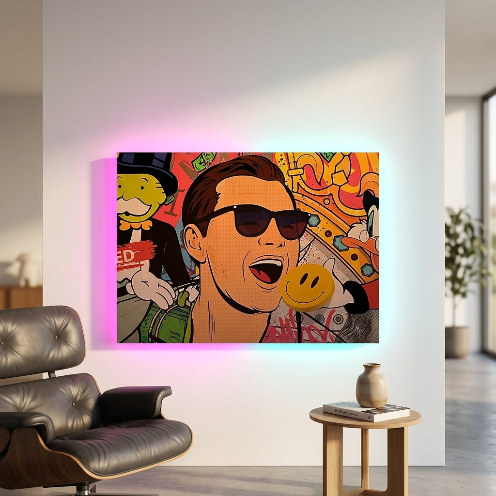 Jordan Belfort Exclusive  Neon Tablo