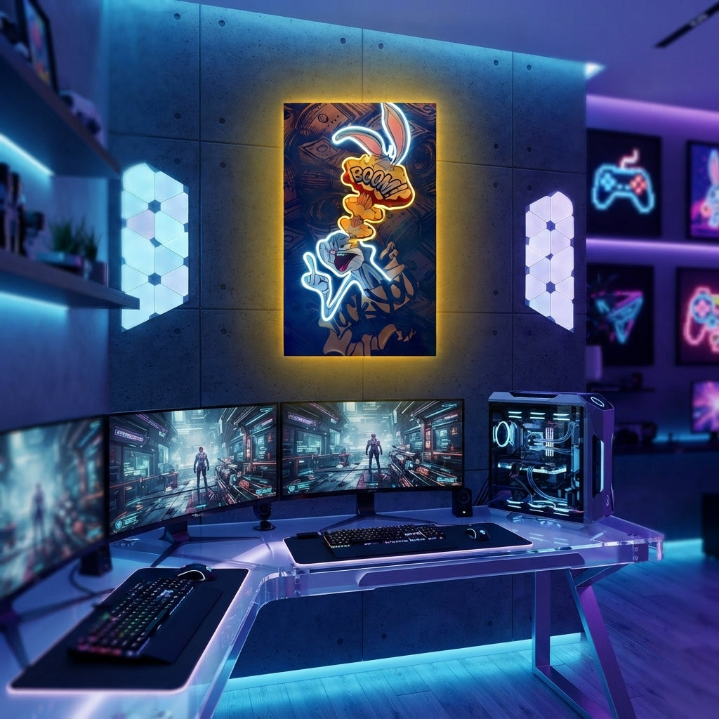 Bugs Bunny Neon Tablo