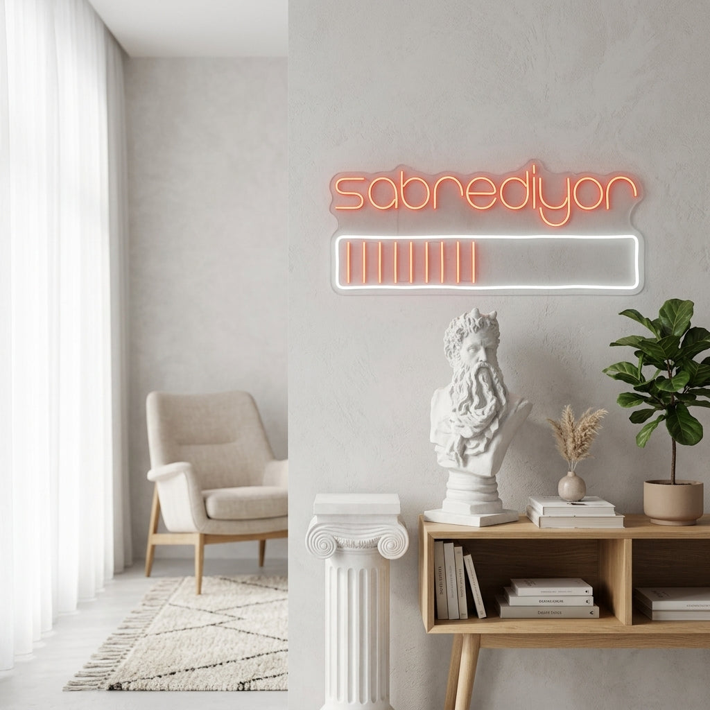 Sabrediyor - Neon Tabela