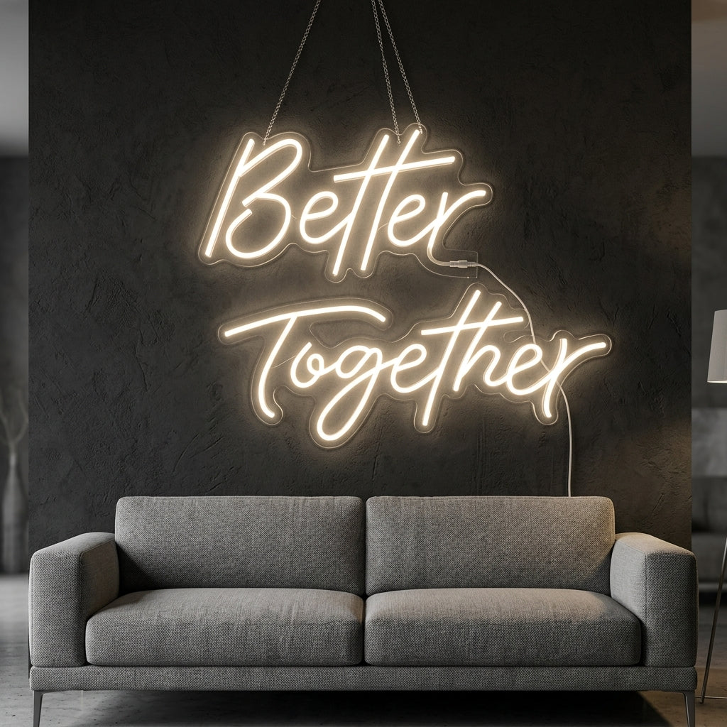 Better Together Neon Dekor