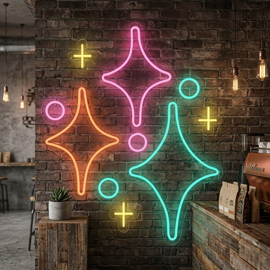 Twinkling Stars by Joanna Behar - Neon Tabela