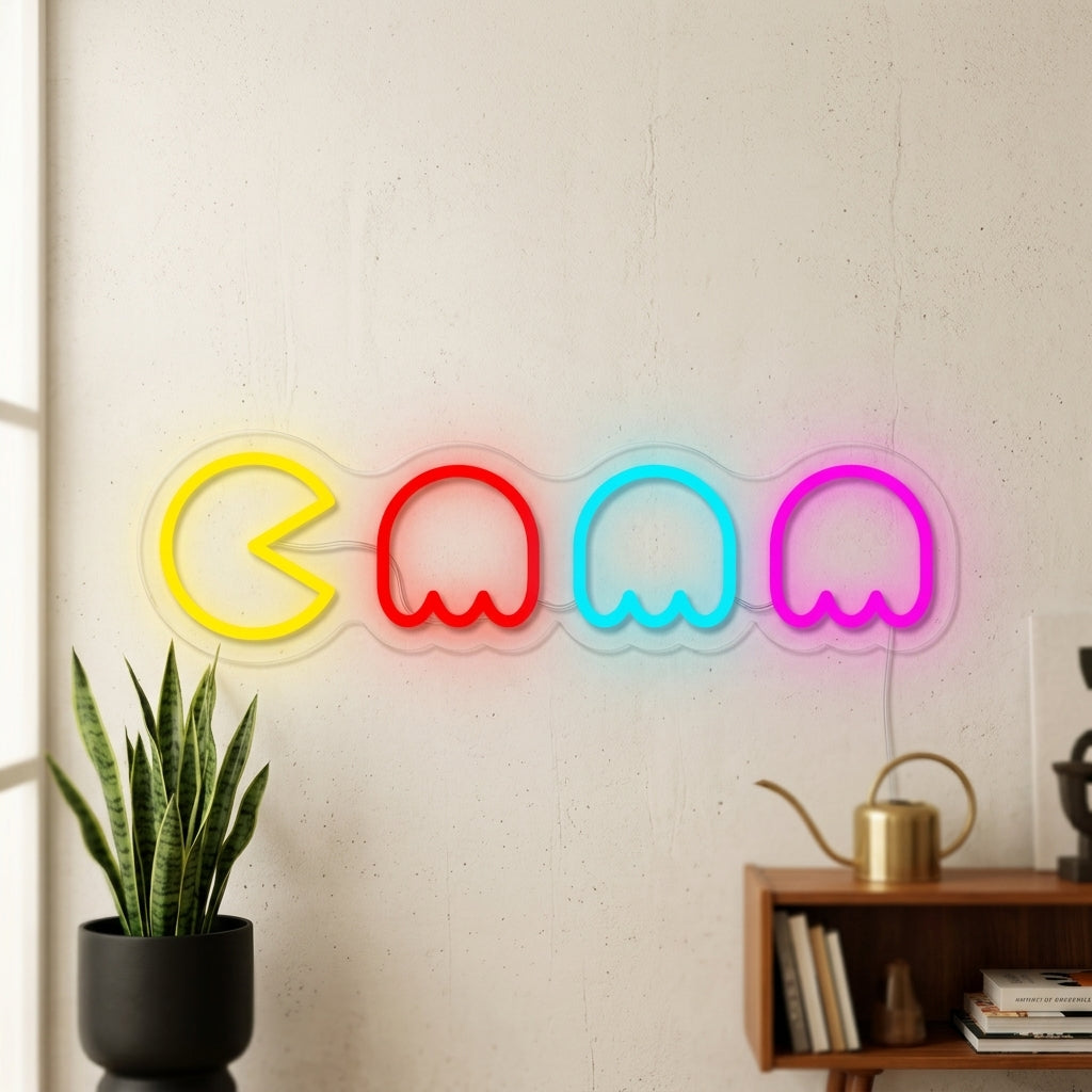 PAC-MAN Küçük Boy Neon Tabela