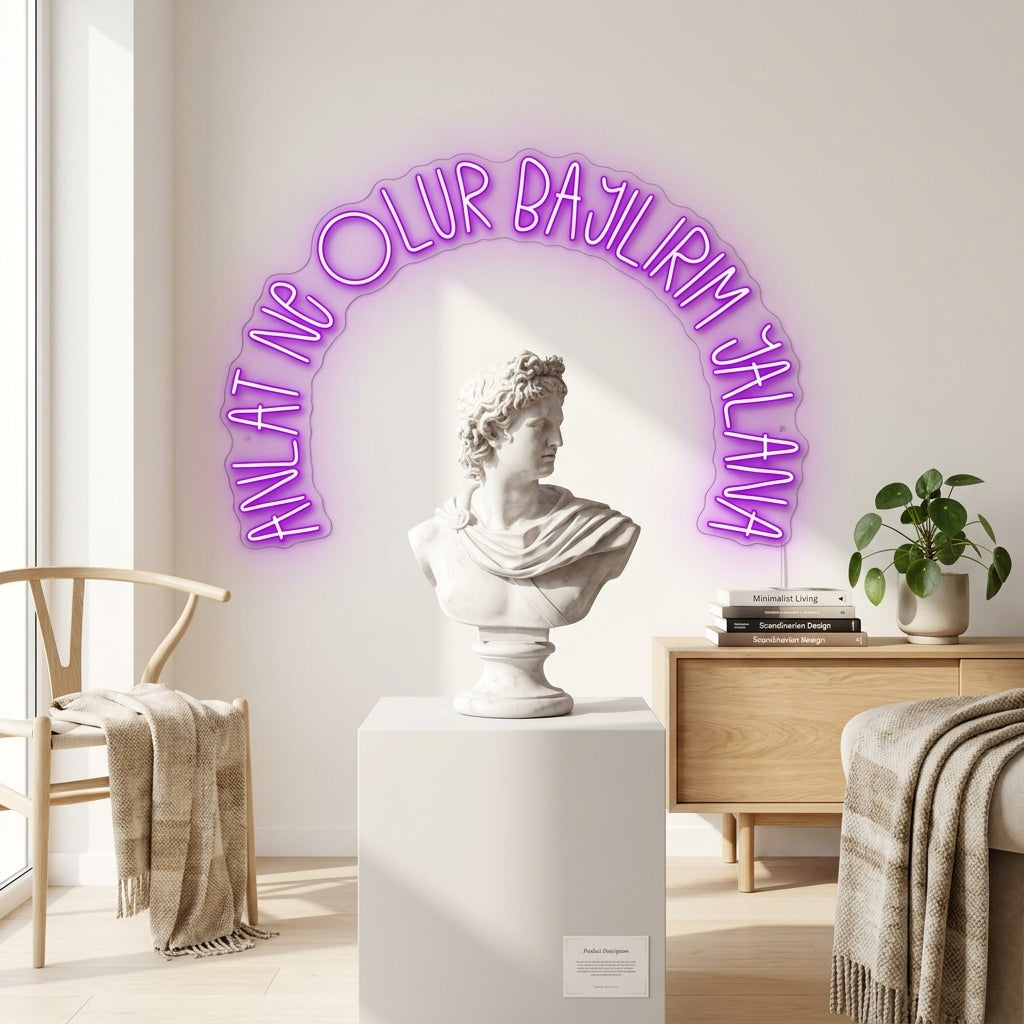 ANLAT NE OLUR BAYILIRIM YALANA - Neon Tabela