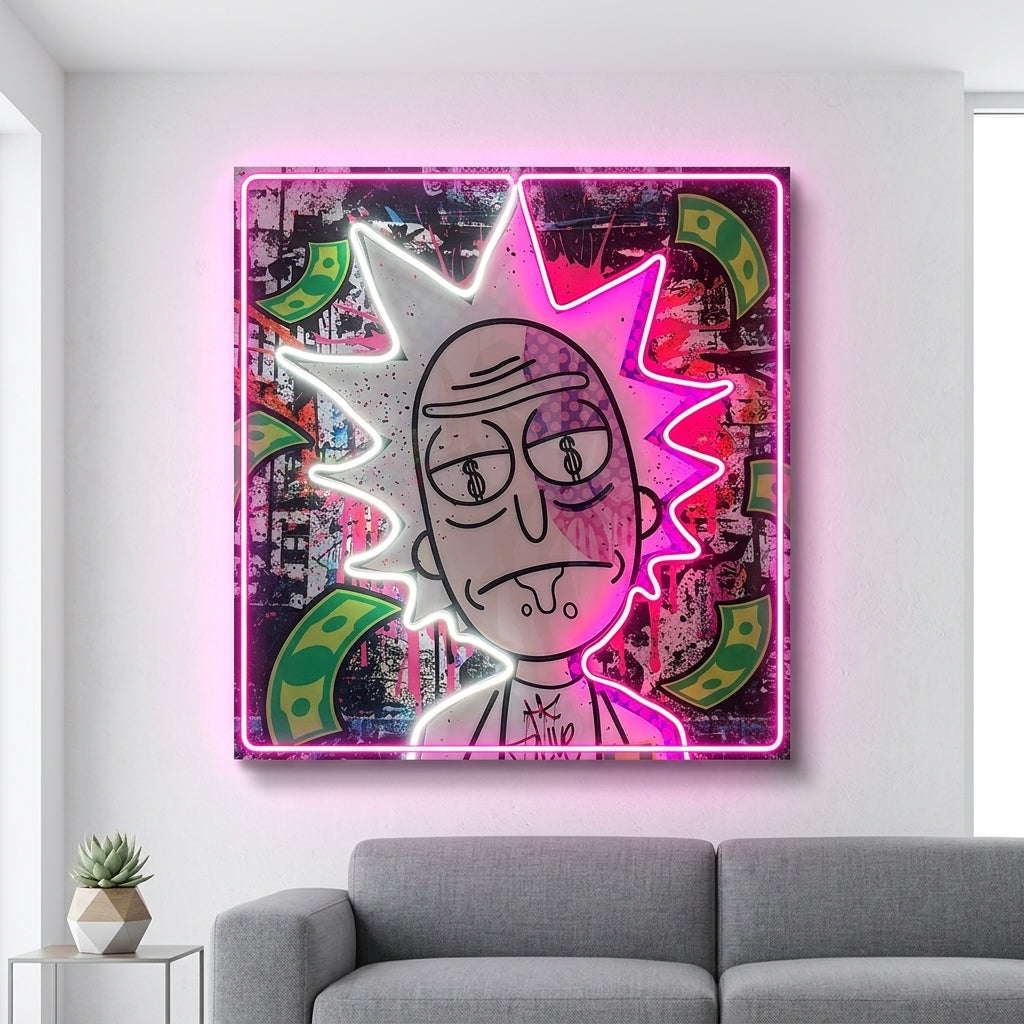 Exclusive Rick Neon Tablo