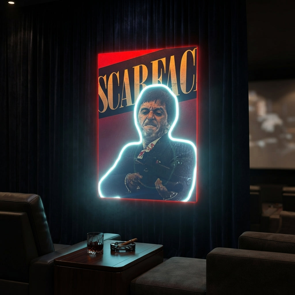 Scarface Neon Tablo