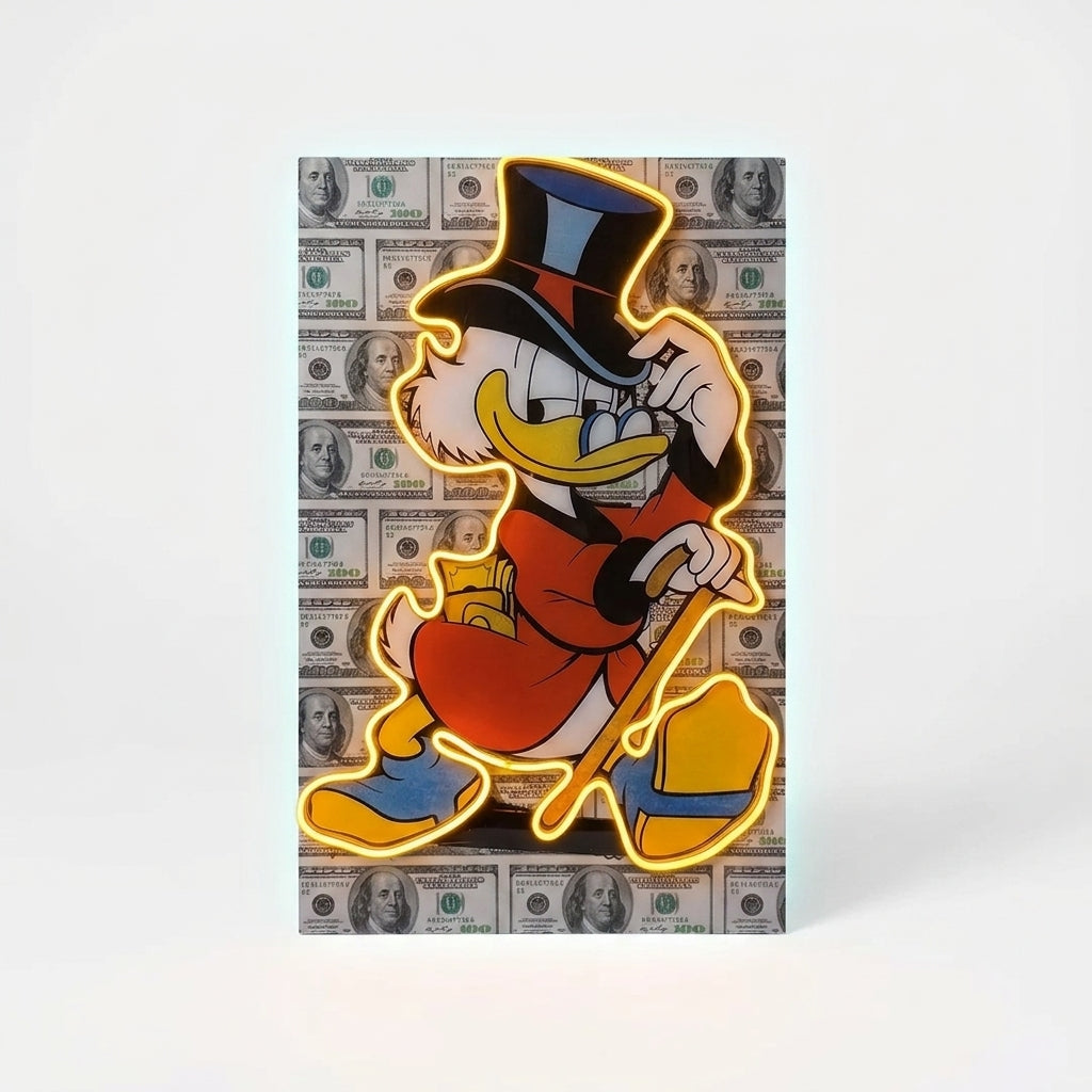 Mc Duck Exclusive Neon Tablo