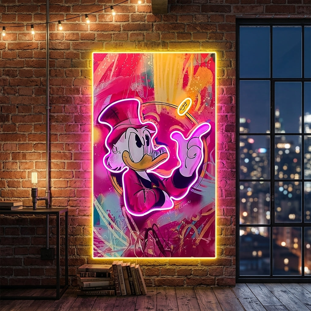 Mc Pato Pink Neon Tablo