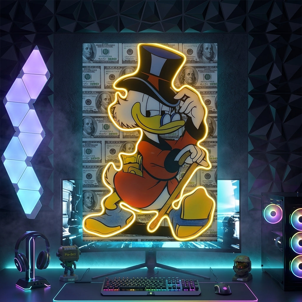 Mc Duck Exclusive Neon Tablo