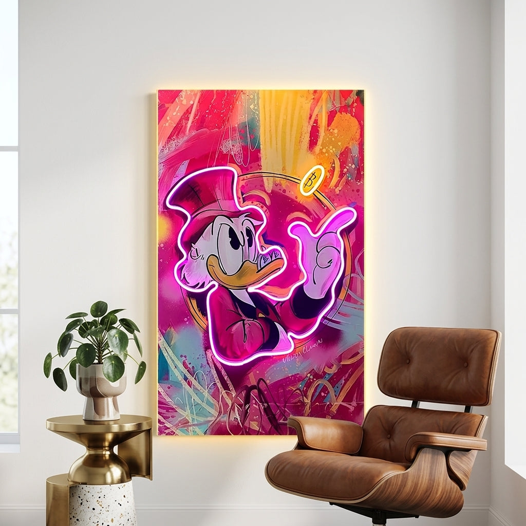 Mc Pato Pink Neon Tablo