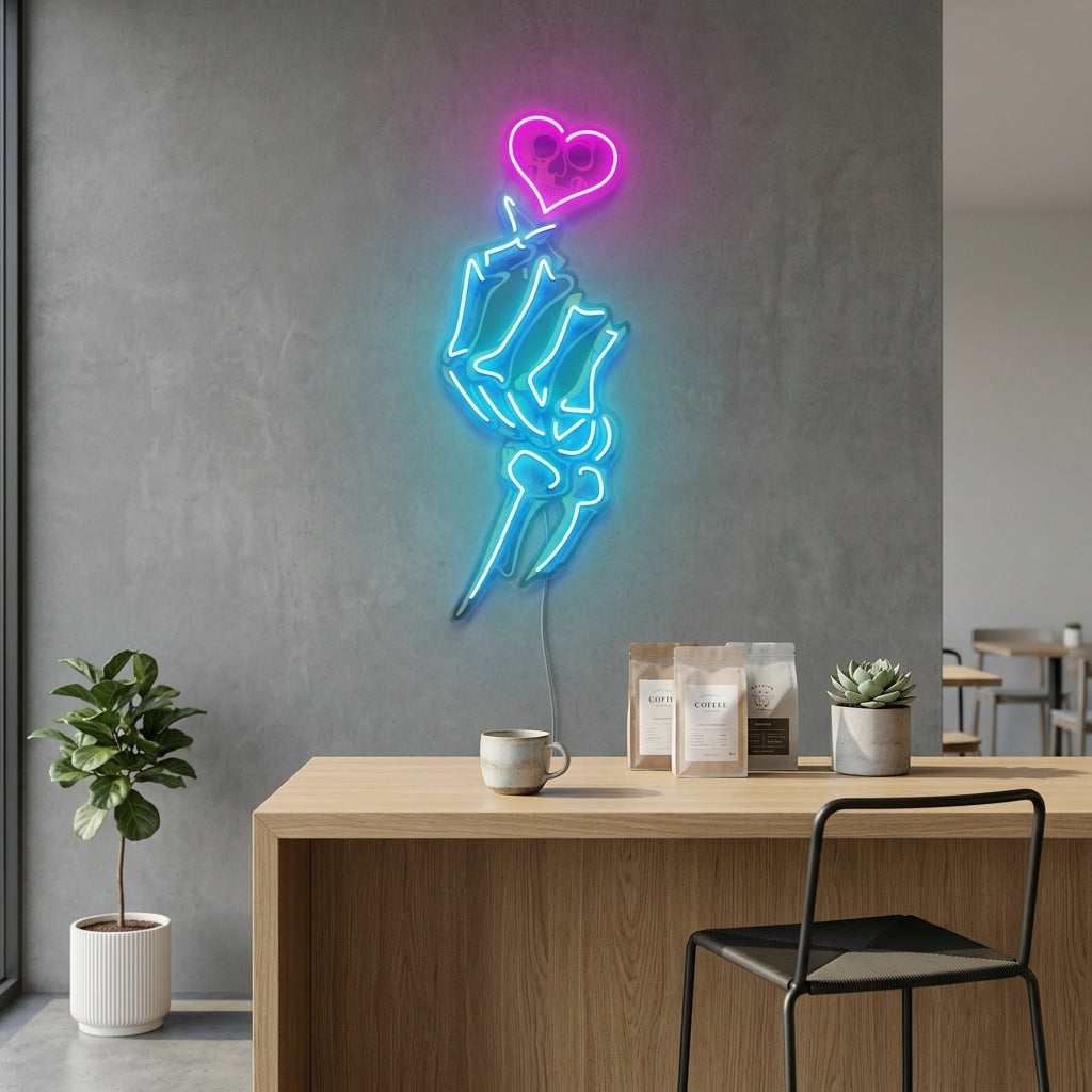 Love Handsign Neon Tabela