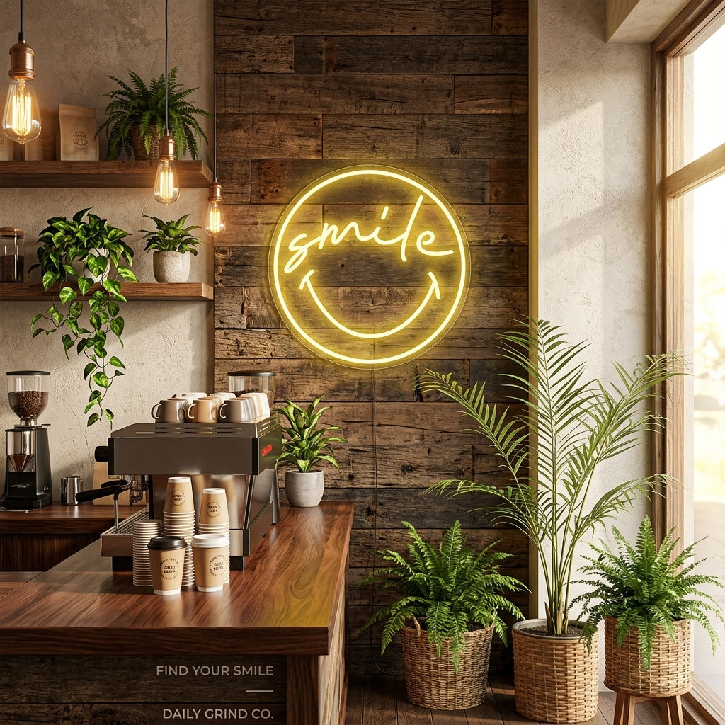 Smile Smiley , Neon Tabela